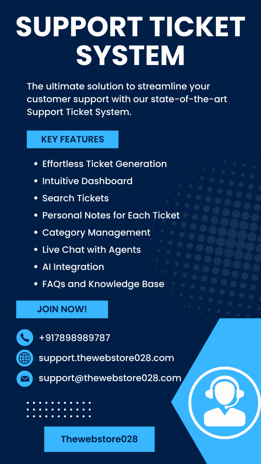 support ticket system