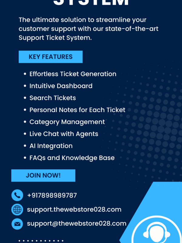 support ticket system