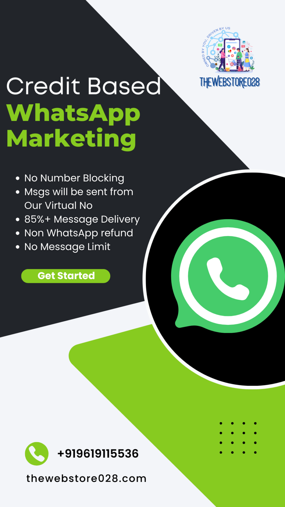 Credit Based WhatsApp Marketing Portal
