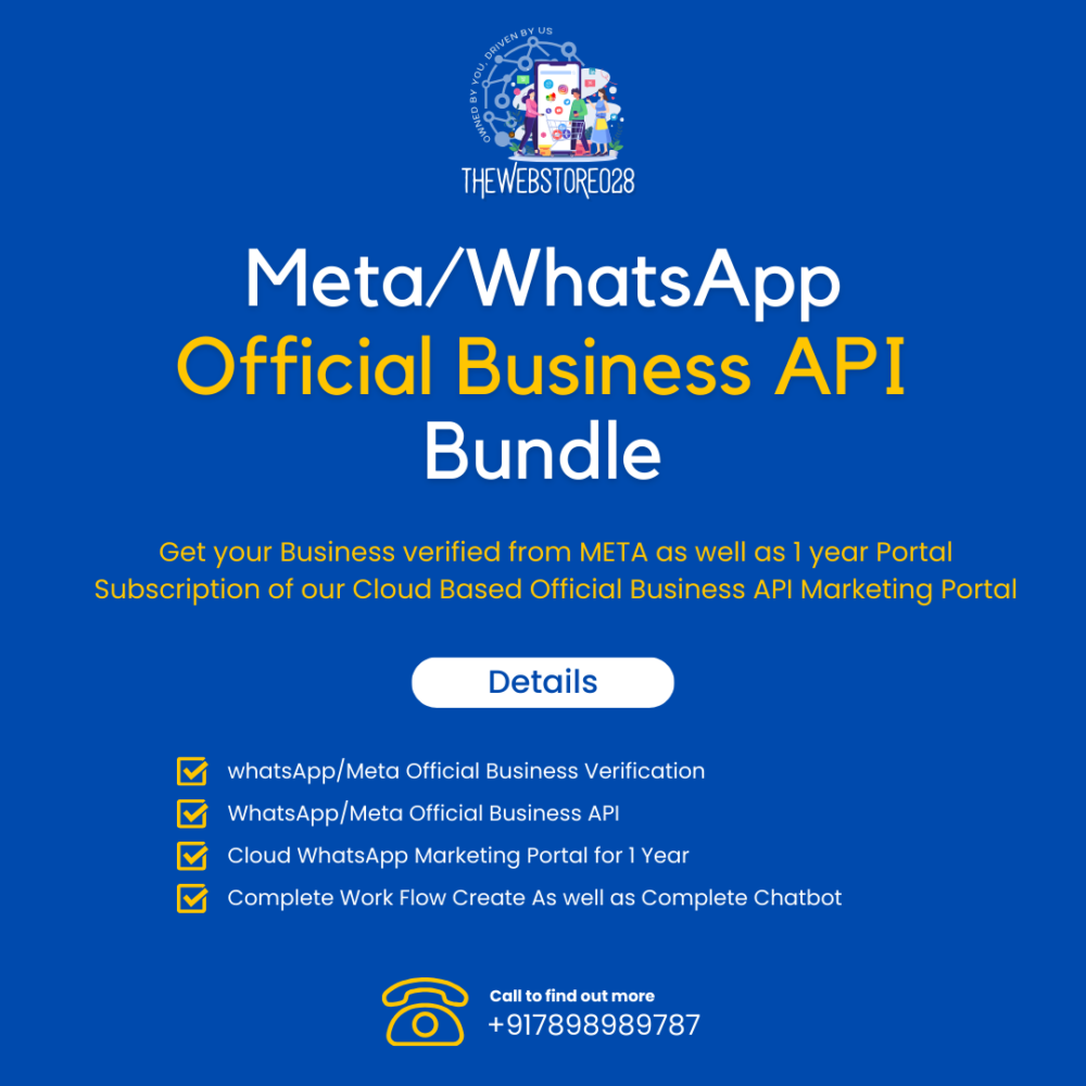 WhatsApp/Meta Business Verification & WhatsApp/Meta Official Business Portal Plan For a Year