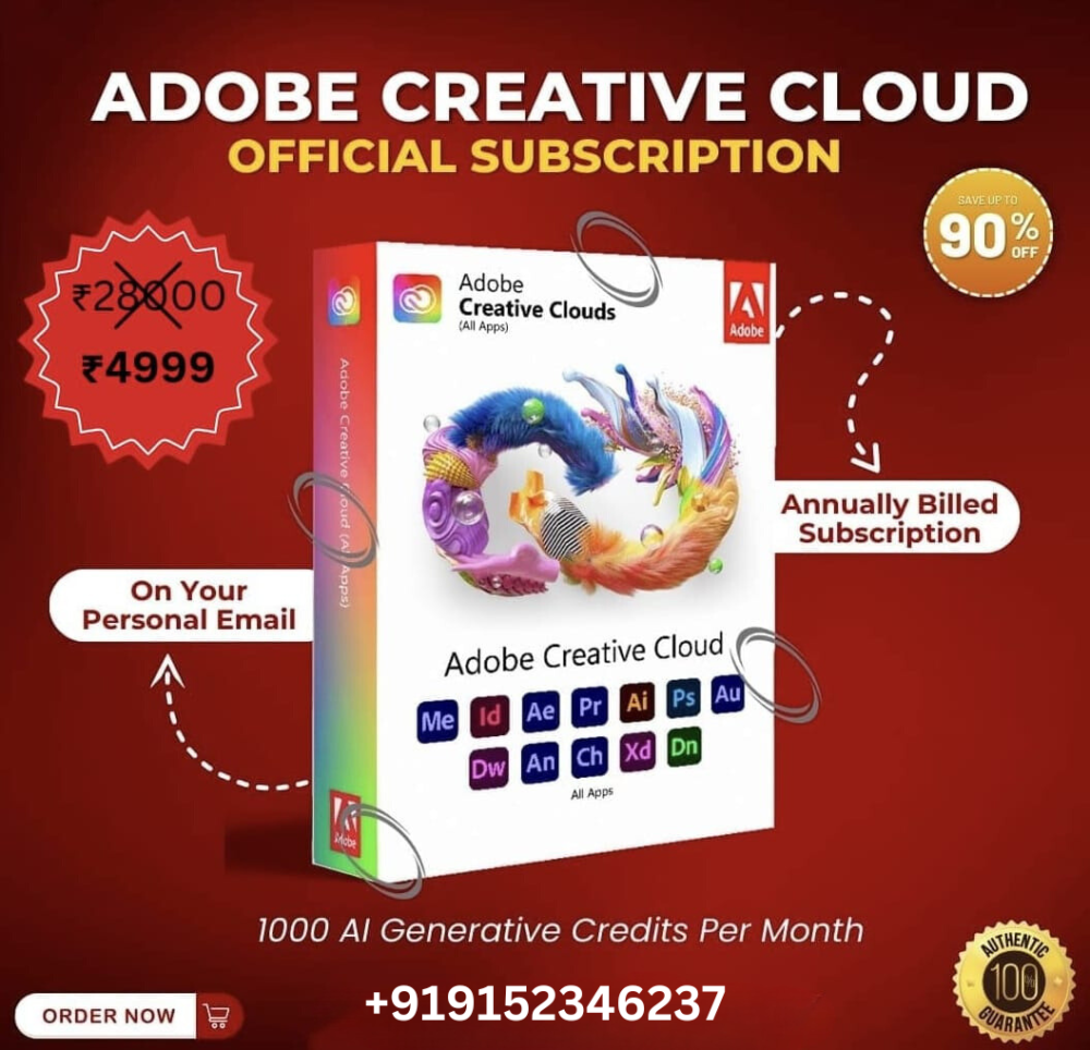 Adobe Creative Cloud Official Subscription