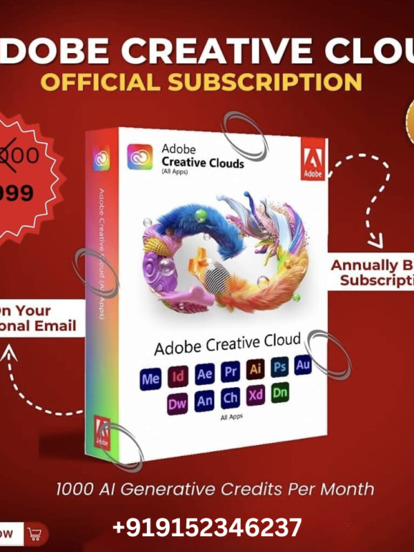 Adobe Creative Cloud Official Subscription
